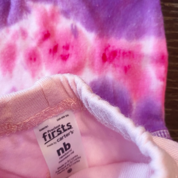 Carter’s Long Sleeve Onesie W/3 Pants, Size NB - Picture 6 of 10